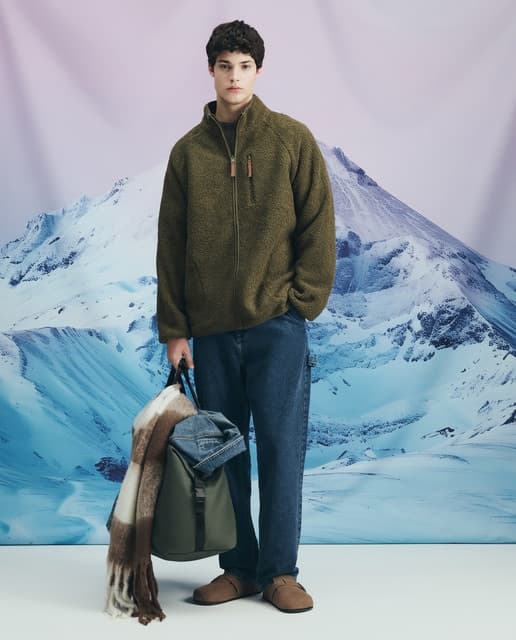 Green Coast Cazadora borrego de hombre