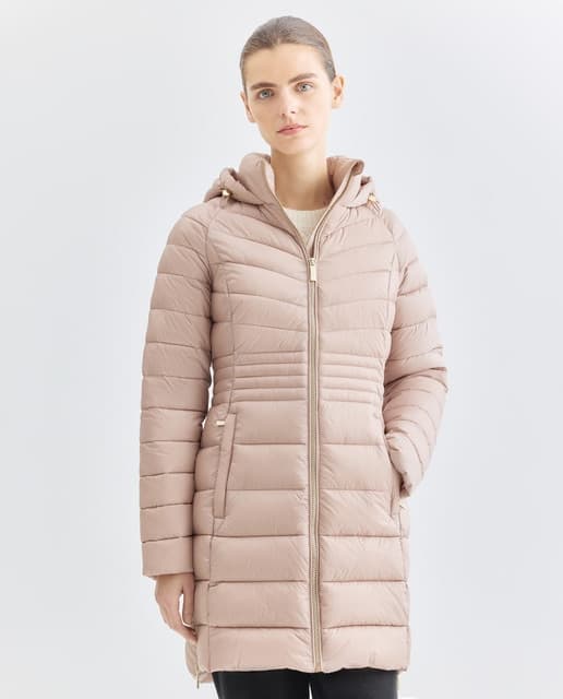 Michael Kors Plumas de mujer largo cerrado con cremallera