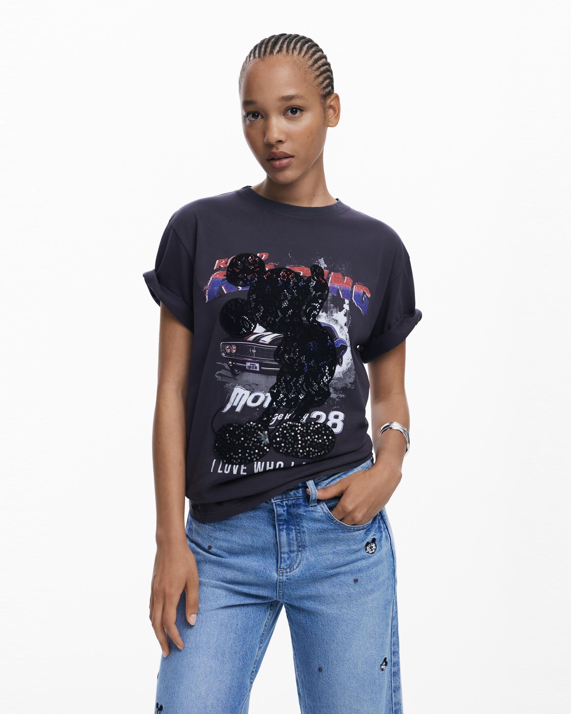 Desigual Camiseta de mujer Mickey™ coche